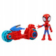 HASBRO SPIDERMAN SPIDEY FIGURKA Z MOTOCYKLEM