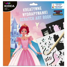 KIDEA WYDRAPYWANKA Z SZABLONEM ŚWIAT MAGII 90297