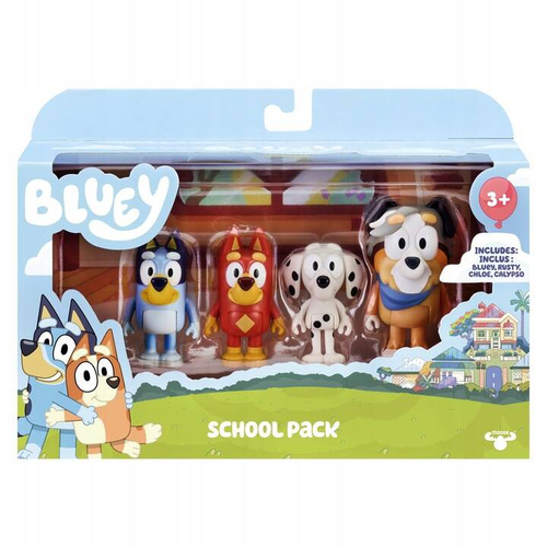 BLUEY FIGURKI 4-PAK SZKOLNA PACZKA 30520