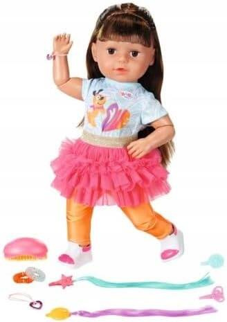 Zapf BABY BORN Sister Style & Play Lalka Siostrzyczka brunetka 43cm