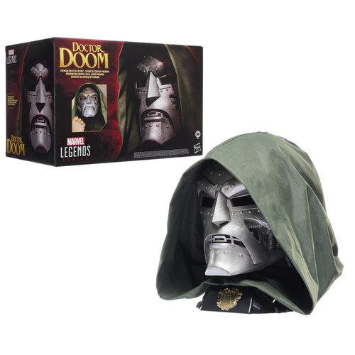 Fantastyczna Czwórka Doctor Doom Kask Hełm z kapturem Marvel Legends Hasbro