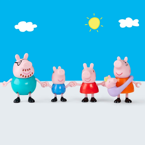 Świnka Peppa Zestaw Rodzina Peppy figurki mama tata George Evi Hasbro G0506