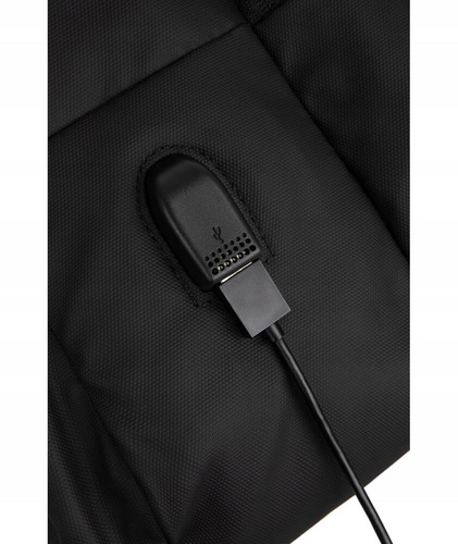 R-Bag Muls Plecak miejski na laptopa 13-15,6" z USB Black Z421