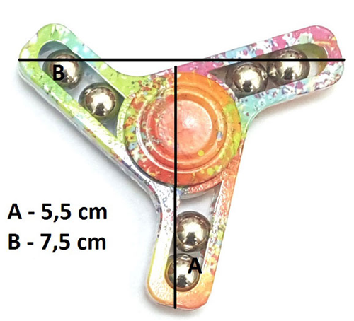 HAND FIDGET FINGER SPINNER KOLROWY 3D TEMPO - 14887