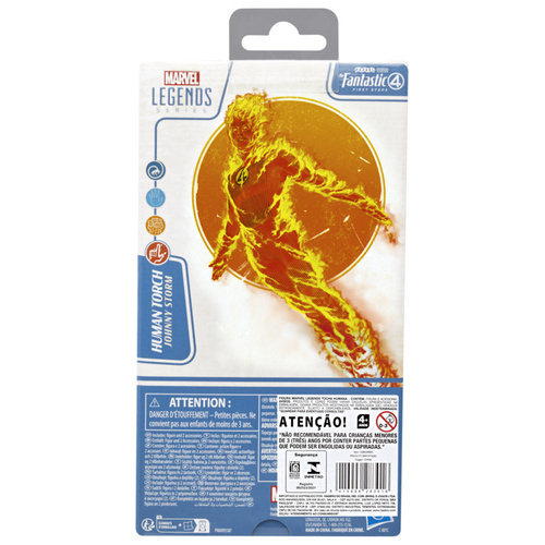 Fantastyczna Czwórka figurka akcji Human Torch Marvel Legends Hasbro G0803
