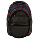 Plecak szkolny BackUP Blaze dla chłopca ogień lawa czarny czerwony O43