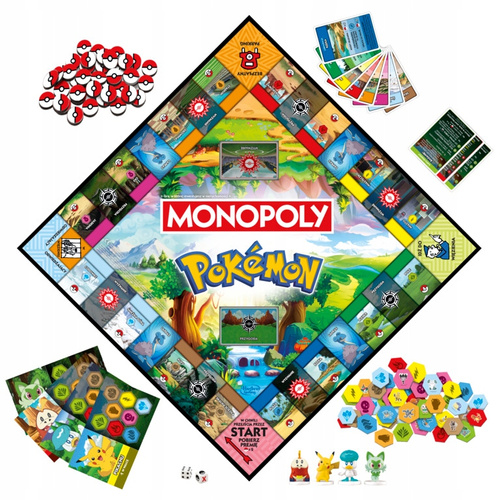 Gra Monopoly Pokemon Polska wersja Hasbro G0716