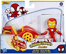 Spiderman Spidey Iron Man figurka + pojazd Hasbro F7458