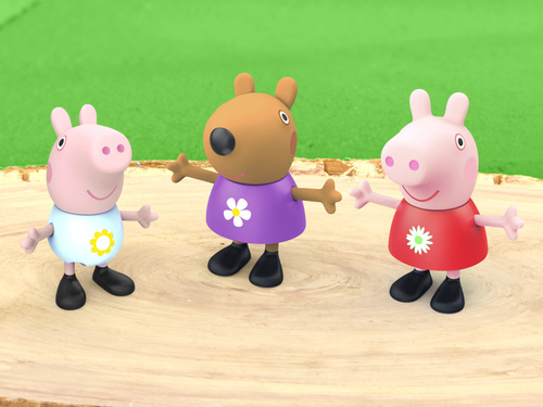 Świnka Peppa Przyczepa Kempingowa Peppy 3 figurki akcesoria Hasbro F8863