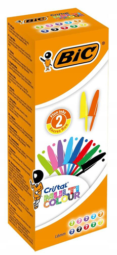 BIC CRISTAL MULTICOLOUR 10 KOLORÓW 20 SZT.