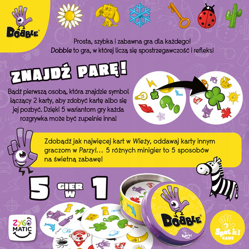Gra karciana Dobble Rebel