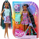 Barbie Lalka z długimi włosami Totally Hair Motylki HCM91