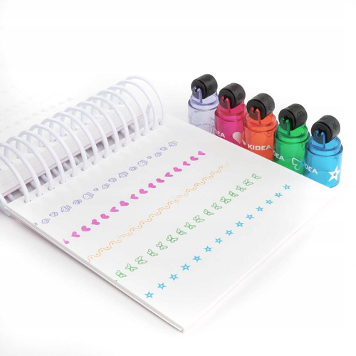 Kidea Stempelek Stempel Roller 5 wzorów