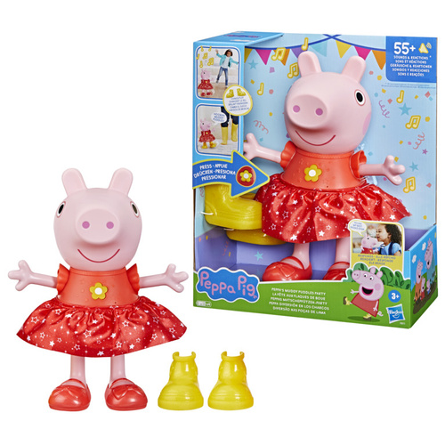 Świnka Peppa Interaktywna figurka 30 cm tańczy 55 dźwięków Hasbro F8873