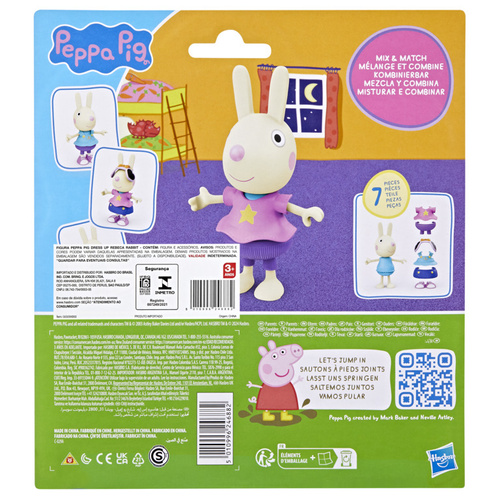 Świnka Peppa figurka Rebecca 15 cm do przebierania ubranka Hasbro G0329