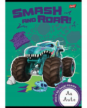 Zeszyt do nauki pisania A4 linia podwójna dwukolorowa 32 kartki Hot Wheels