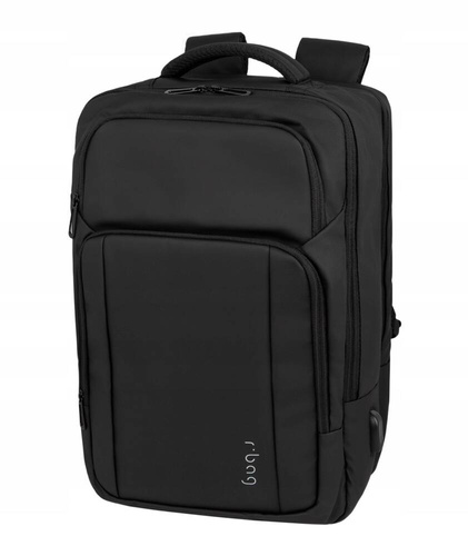 R-Bag Muls Plecak miejski na laptopa 13-15,6" z USB Black Z421