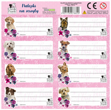 DERFORM NAKLEJKI NA ZESZYT CLEO I FRANK PSY