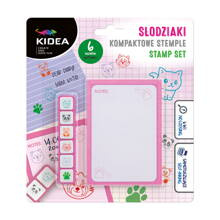 Kidea Zestaw Kompaktowe Stemple Słodziaki 6 szt.
