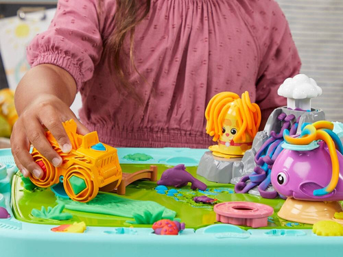 Play-Doh Ciastolina Stolik Stacja Kreatywności All in One Hasbro F6927
