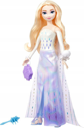 Disney Princess Spin & Reveal Elsa lalka modowa 11 niespodzianek HTG25