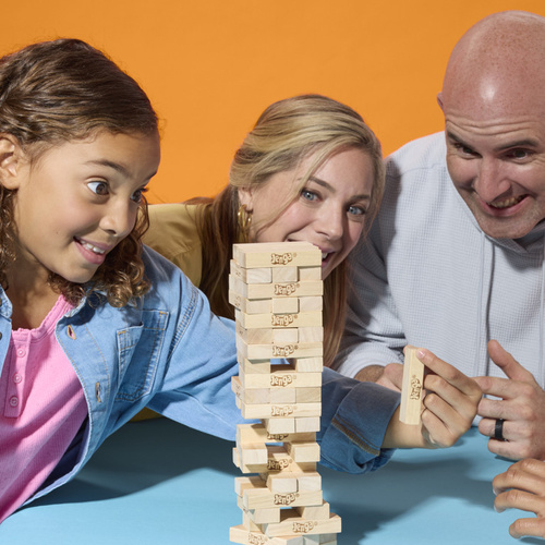 Gra zręcznościowa Jenga Classic aplikacja cyfrowa kostka Hasbro G1499