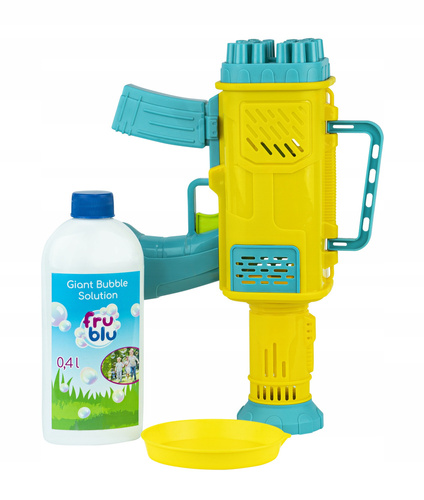 FRU BLU Mega Blaster do baniek mydlanych 24 otwory + płyn 0,4L DKF0455