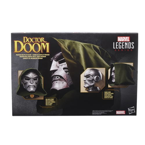 Fantastyczna Czwórka Doctor Doom Kask Hełm z kapturem Marvel Legends Hasbro