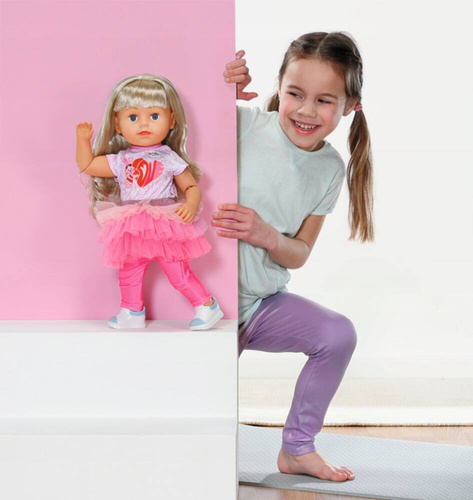 Zapf BABY BORN Sister Style & Play Lalka Siostrzyczka blondynka 43cm