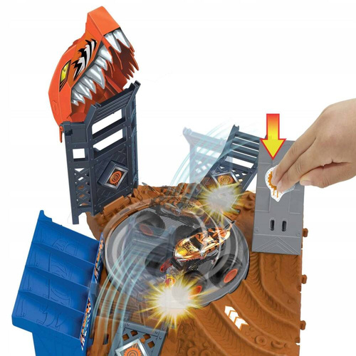 Hot Wheels Monster Trucks Zestaw Arena Smashers Demo Derby + auto HNB94