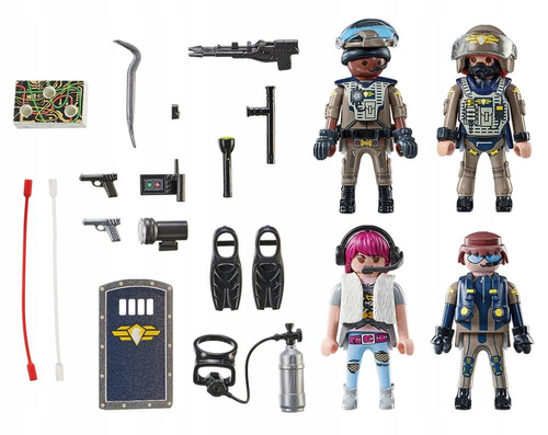 PLAYMOBIL ZESTAW FIGUREK JEDNOSTKI SPECJALNEJ