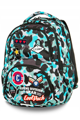 COOLPACK PLECAK SZKOLNY DART CAMO BLUE 27L - A29113