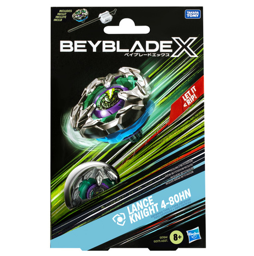 Beyblade X Lance Knight 4-80HN UX Starter Pack Top i Launcher Hasbro G0184