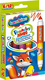 BAMBINO FLAMASTRY DWUSTRONNE JUMBO 6 SZT. 12 KOL.