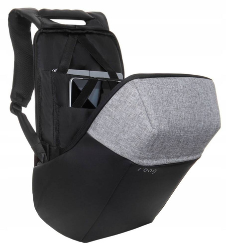 R-Bag Fort Plecak miejski na laptopa 13-15,6" z USB Grey Z052