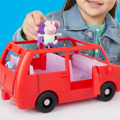 Świnka Peppa Duży Rodzinny Samochód Auto 2 figurki Hasbro G0541