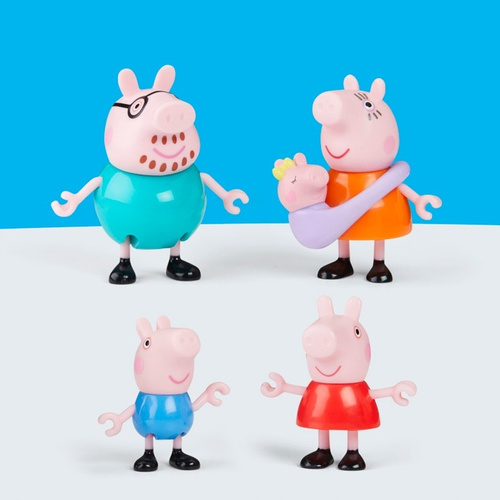 Świnka Peppa Zestaw Rodzina Peppy figurki mama tata George Evi Hasbro G0506