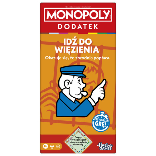 Idź do Więzienia dodatek do gry Monopoly Classic PL Hasbro G0719