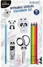 KIDEA WYPRAWKA SZKOLNA 9 EL. ZESTAW PANDA 91898