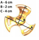 HAND SPINNER METALOWY ŚMIGŁO POTRÓJNY MIX 14860