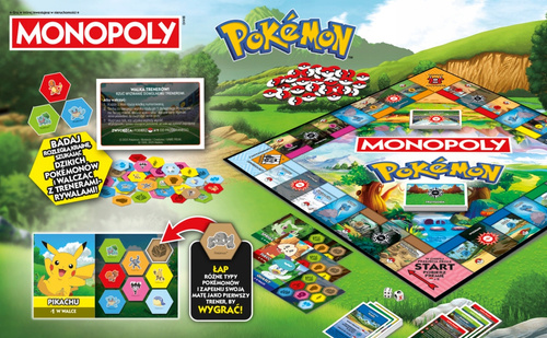 Gra Monopoly Pokemon Polska wersja Hasbro G0716