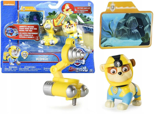PSI PATROL SEA FIGURKA RUBBLE ŚWIATŁO 88689