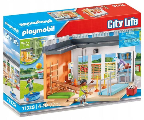 PLAYMOBIL ROZBUDOWA SZKOŁY HALA SPORTOWA 71328