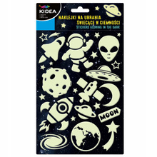 NAKLEJKI ŚWIECĄCE NA UBRANIA KOSMOS KIDEA 90686