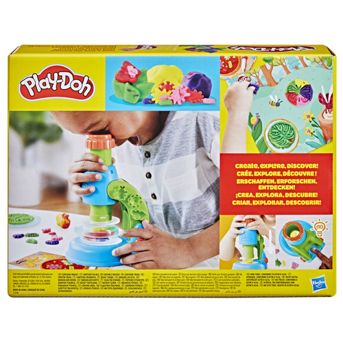 Play-Doh ciastolina Mikroskop świecący zestaw edukacyjny Hasbro G0494