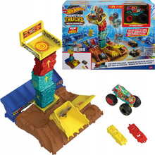 Hot Wheels Monster Trucks Zestaw Arena Smashers Demo Derby + auto HNB94