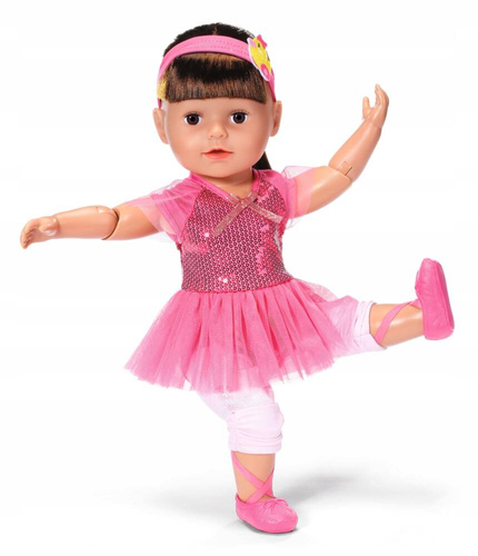 Zapf BABY BORN Sister Style & Play Lalka Siostrzyczka brunetka 43cm