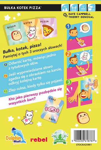 Gra Bułka, Kotek, Pizza dla najmłodszych Rebel