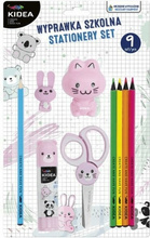 KIDEA WYPRAWKA SZKOLNA 9 EL ZESTAW ZWIERZAKI 91904