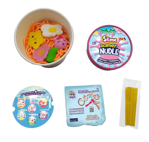 Ramen Nudle Slime Marzenie Jednorożca makaron slime zestaw kreatywny Epee